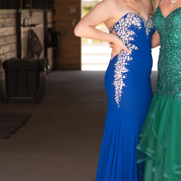 Royal Blue Prom Dress - Picture 2 of 2